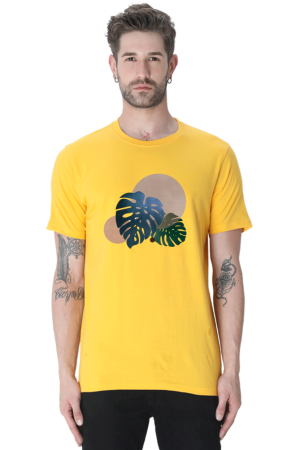 Tropical Monstera Leaves Graphic T-Shirt