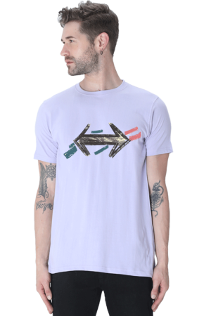Arrow Graphic Print T-shirt for Men