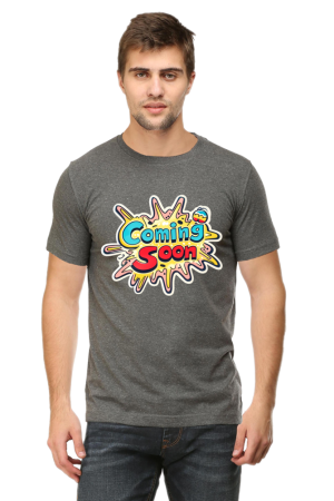Coming Soon Graphic Print T-shirt for Men