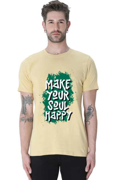 Men's "Make Your Soul Happy" Graphic T-shirt