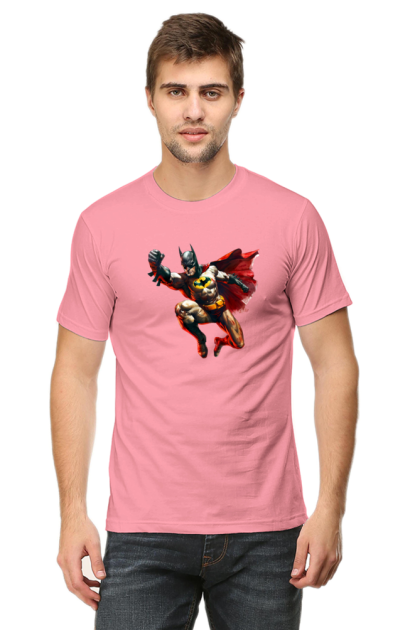 Men's Action Batman Comic Graphic T-shirt