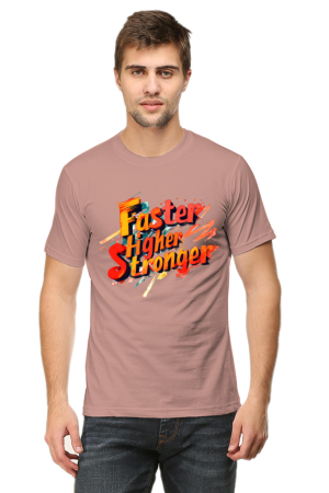 Men's "Faster Higher Stronger" Graphic T-shirt