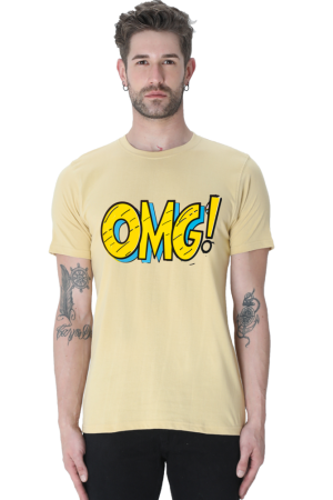 Men's "OMG!" Comic Style Graphic T-shirt