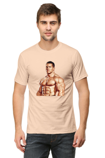 Men's Muscular Bodybuilder Graphic T-shirt