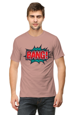 Men's "BANG!" Comic Explosion Graphic T-shirt