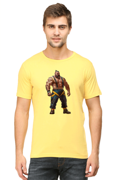 Men's Cartoon Strongman Graphic T-shirt