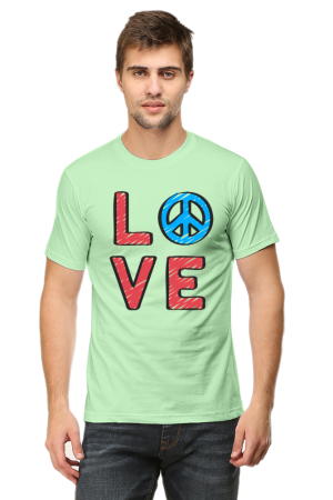 Men's "Love Peace" Graphic T-shirt