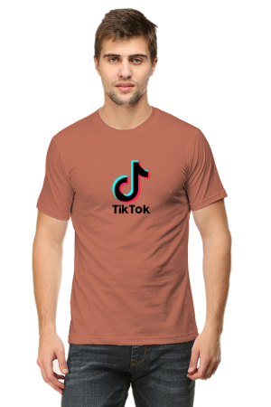 Male Classic Crew T-Shirt - TikTok Logo Graphic