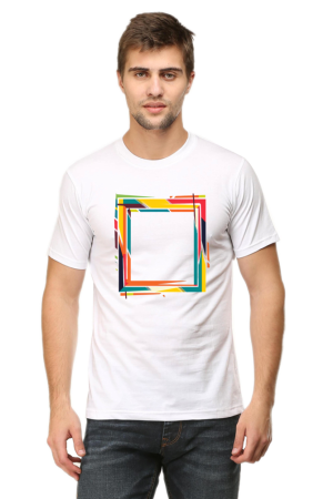 Colorful Abstract Frame Design T-Shirt