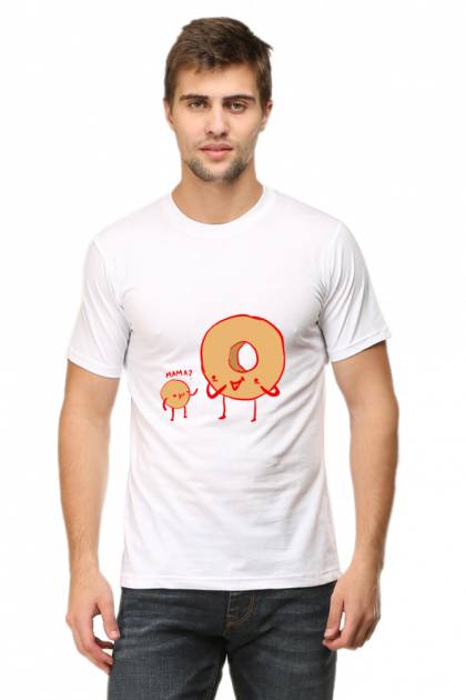 Men's Cute Donut "Mama?" Graphic T-shirt