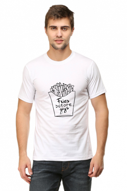 Men's "Fries Before Guys" Graphic T-shirt