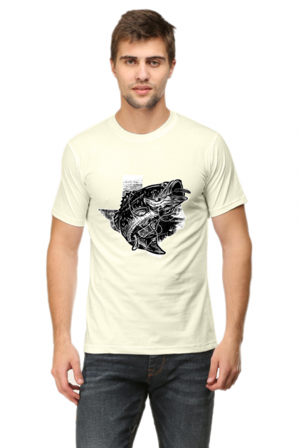 Men's Texas Bass Fishing Crew Neck T-shirt