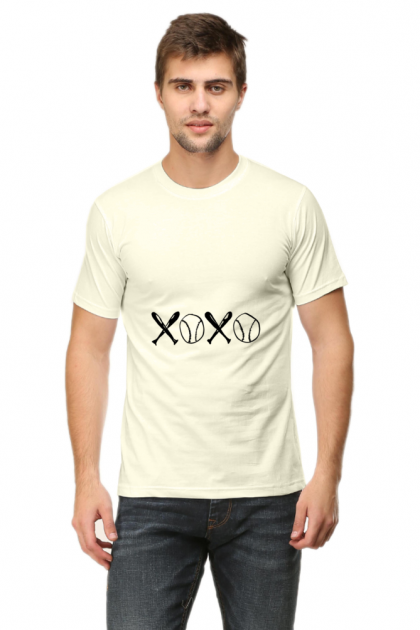 Men's "XOXO Baseball" Graphic T-shirt
