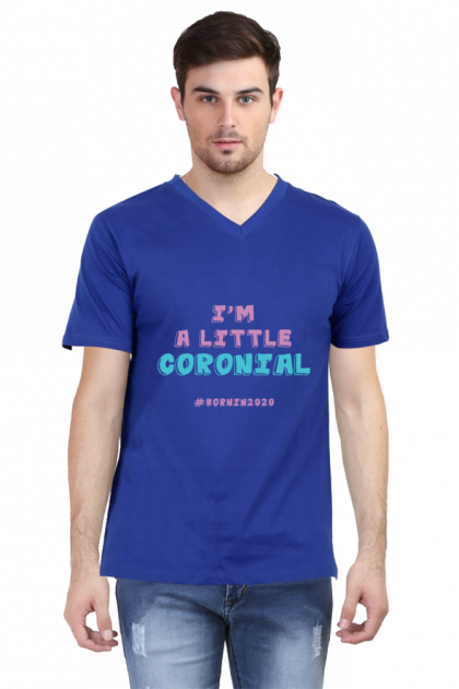 Men's "I'm a Little Coronial" V-Neck T-shirt