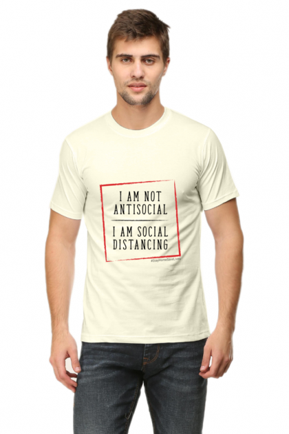 Men's "I Am Not Antisocial I Am Social Distancing" T-shirt