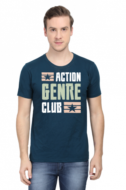 Men's "Action Genre Club" Graphic T-shirt