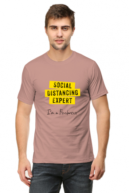 Men's "Social Distancing Expert I'm a Freelancer" T-shirt