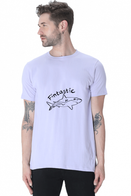 Men's "Fintastic" Shark Crew Neck T-shirt