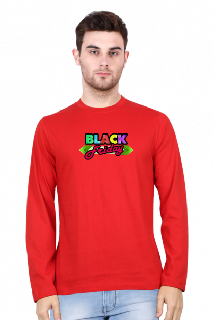 Men's Full Sleeve "Black Friday" Graphic T-shirt