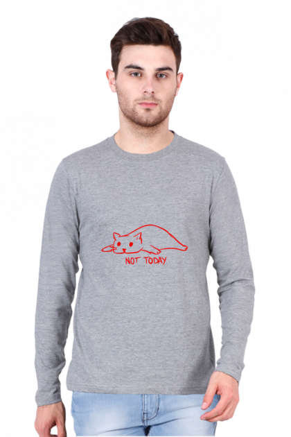 Men's Full-Sleeve "Not Today" T-shirt