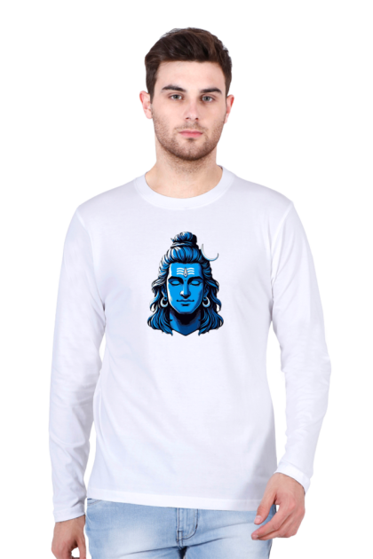 Men's Full Sleeve Lord Shiva Graphic T-shirt