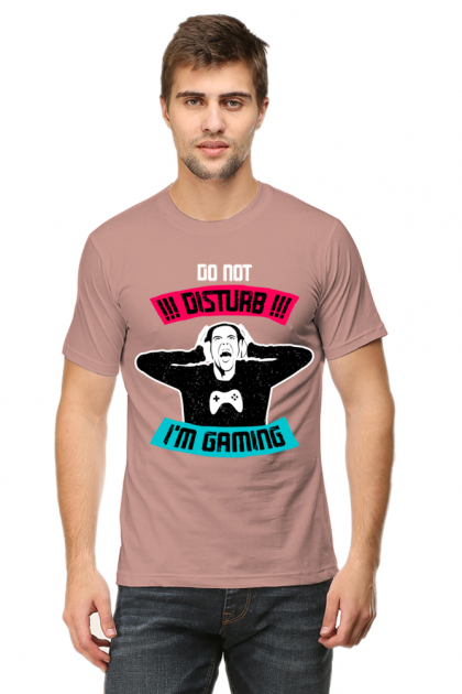 Men's Classic Crew Neck "Do Not Disturb Gaming" T-shirt