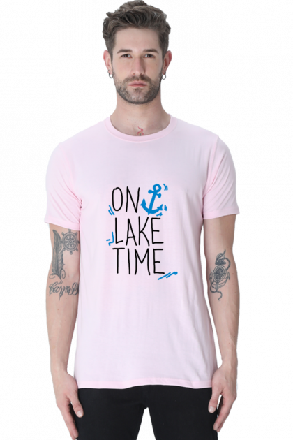 Men's "On Lake Time" Anchor T-shirt
